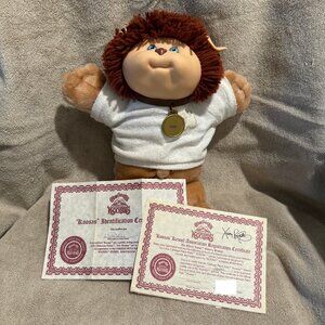 Cabbage Patch Kids Coleco 1985 Koosa Brown Dog Puppy Doll w/ Original Clothes